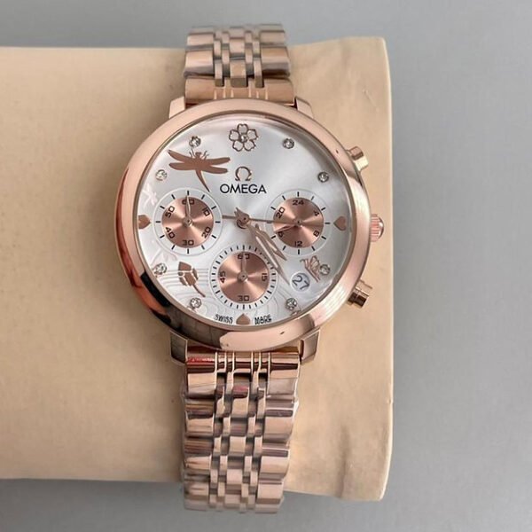 Omega White Dial watch For Women's