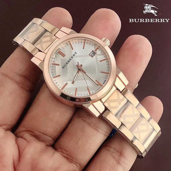 Burberry White Dial  For Women's watch