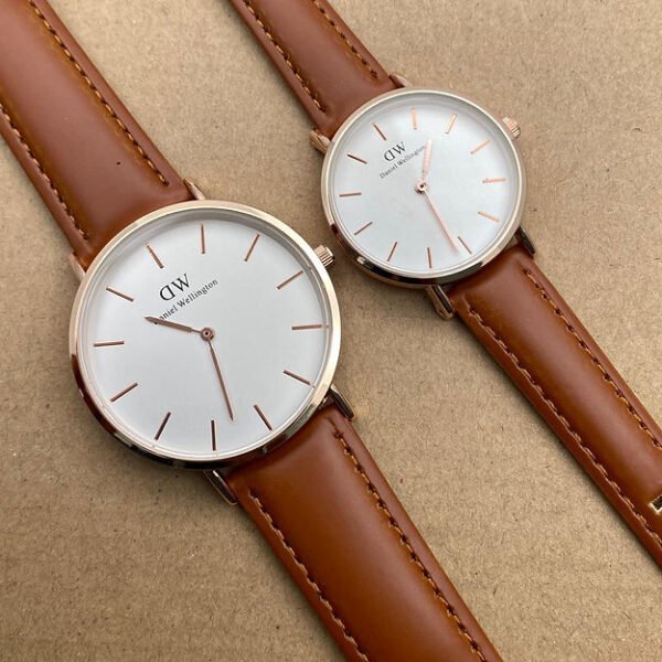 Daniel Wellington White Dial Couple Watch