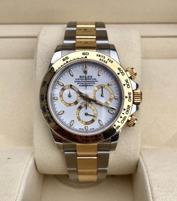 Casual Rolex Automatic Cosmograph Daytona White Dial Men's Watch