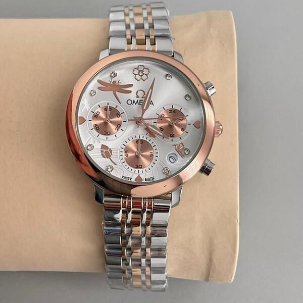 Omega White Dial watch For Women's