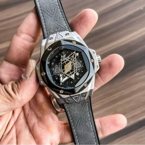 Hublot Black Date Working Model For Men's Watch