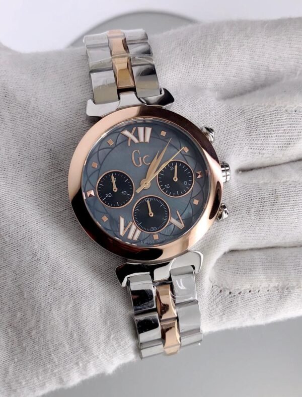 GC Gray Dial Luxury Gold Silver Metal Belt Women’s Watch