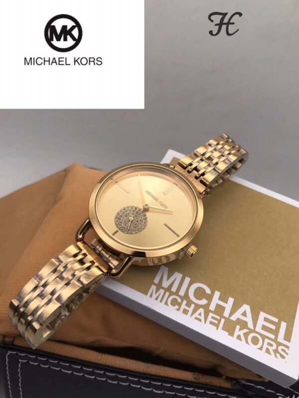Michael Kors Full Gold Premium Watch For Women