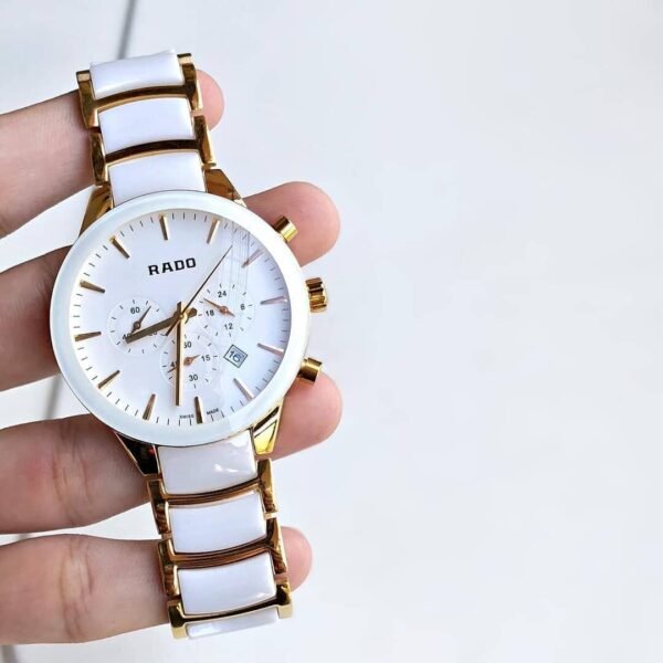 Rado Centrix Chronograph White Watch For Men