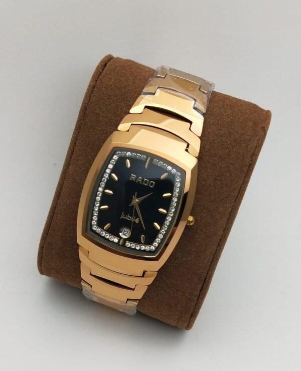 Rado Premium Diamond Gold Watch For Men