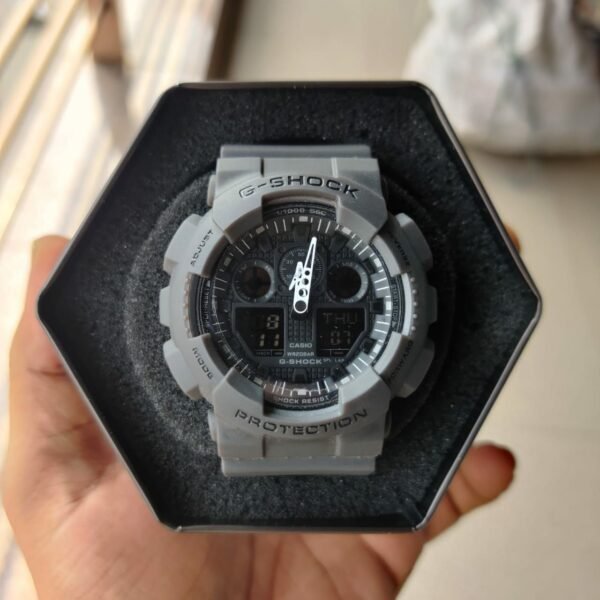 Casio G-Shock Men's Stylish Watch With Gray Strap