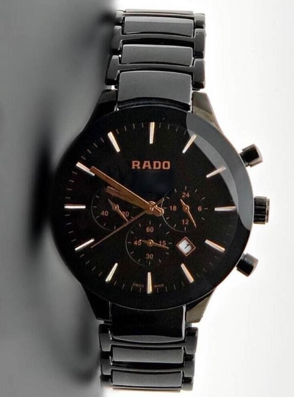 Rado Centrix Men Gold Dial Chronograph Quartz Watch