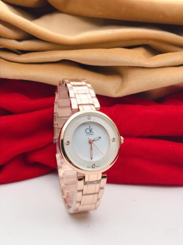 Calvin Klein White Dial New Metal Belt Women’s Watch