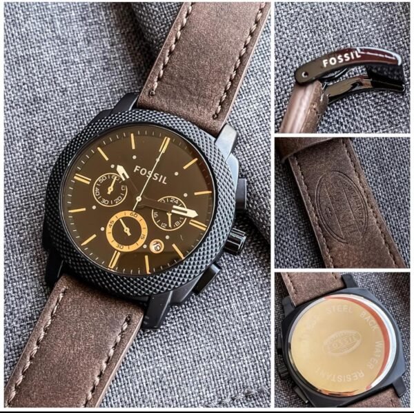 Fossil Black And White Dial Men's Watch