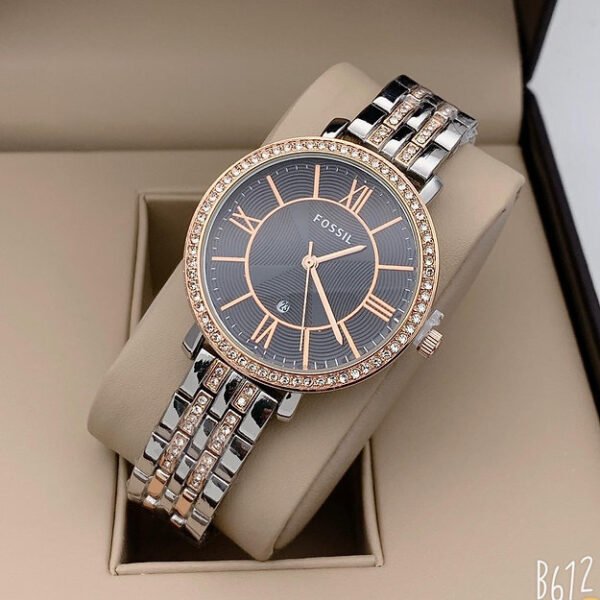 Fossil Black Dial Watch For Women